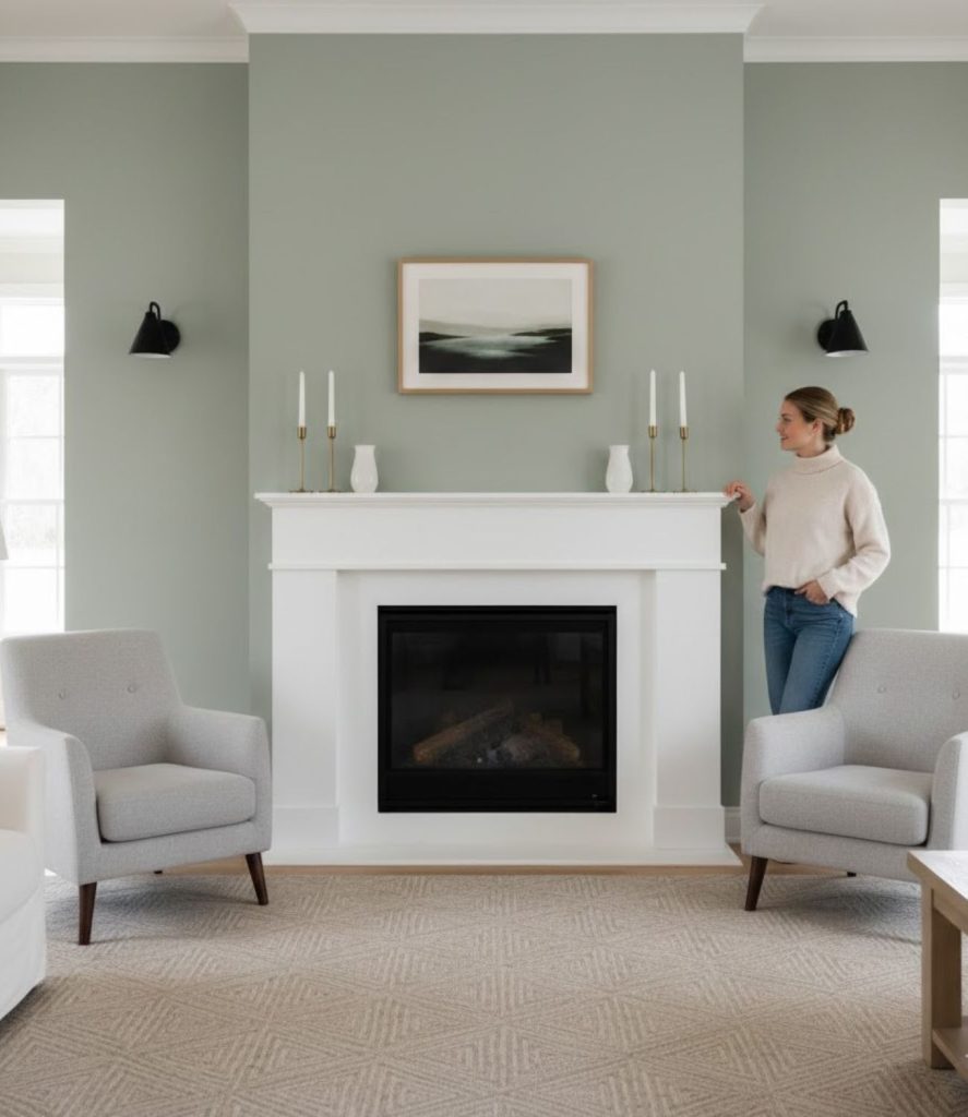 Create Symmetry Around the Fireplace