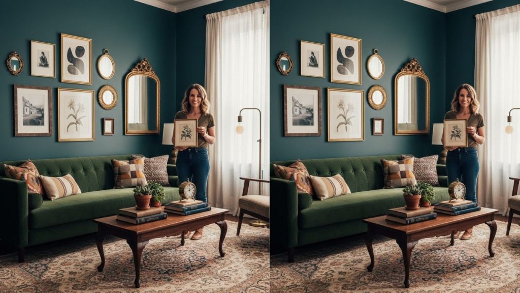 Modern Vintage Decor Living Room Small Spaces