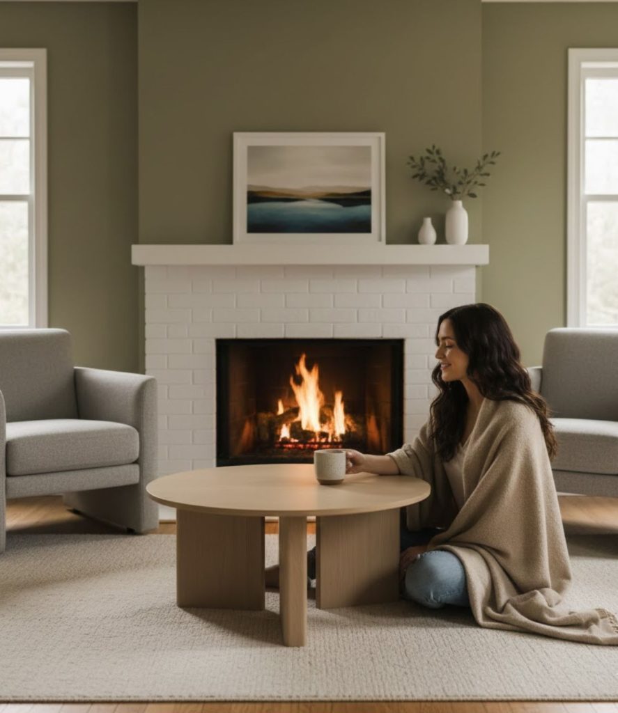 Place a Round Coffee Table to Improve Flow