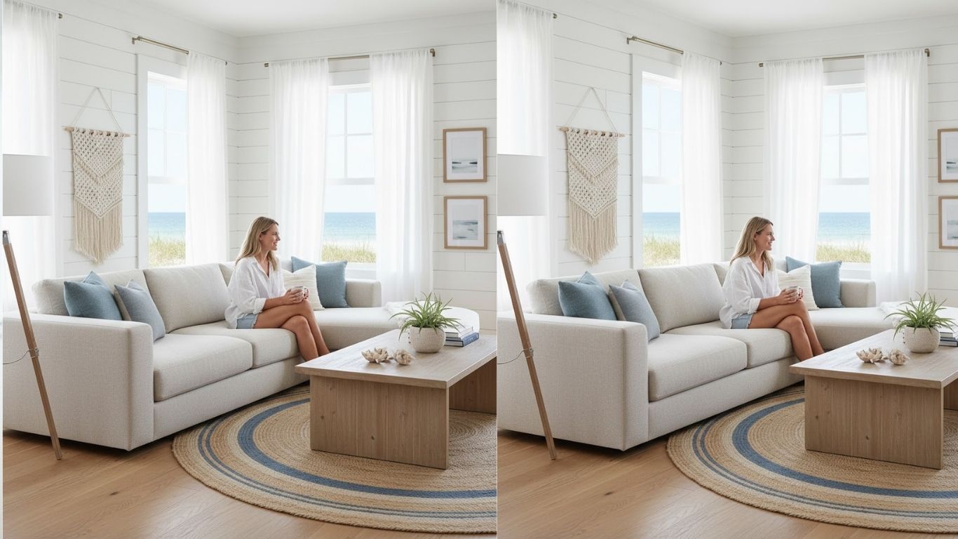 15 Modern Coastal Living Room Ideas to Elevate Light & Breezy Style