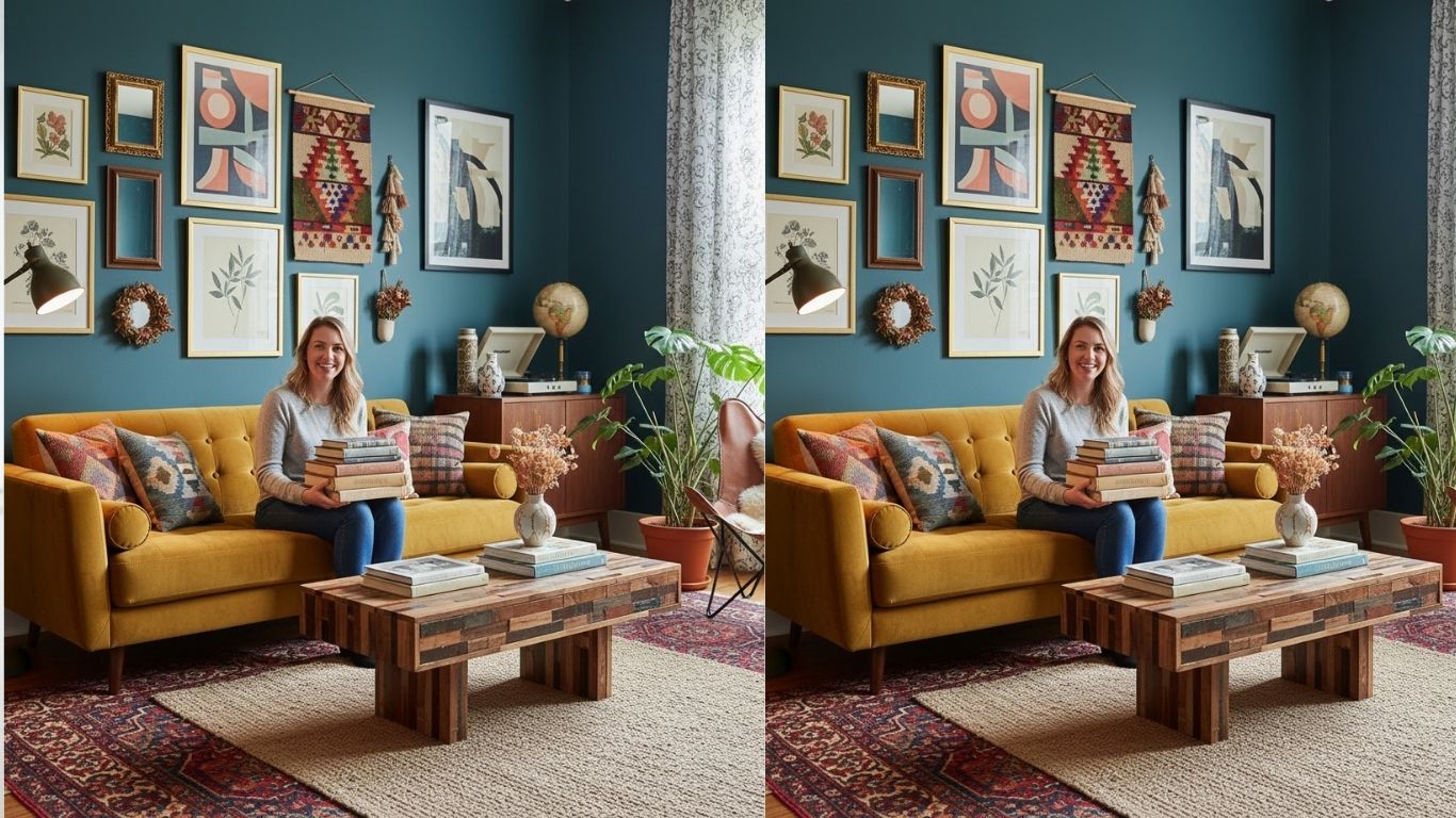 15 Modern Eclectic Living Room Ideas to Comfort & Personal Style
