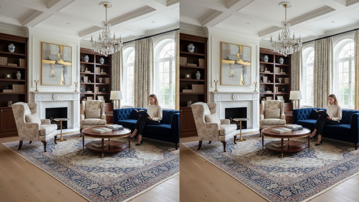 15 Modern Traditional Living Room Ideas to Blend Elegance & Comfort