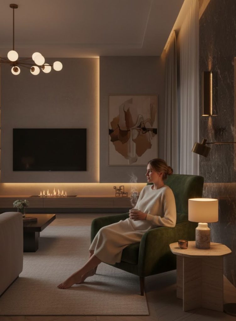 3. Add Layered Lighting for Warm Ambience