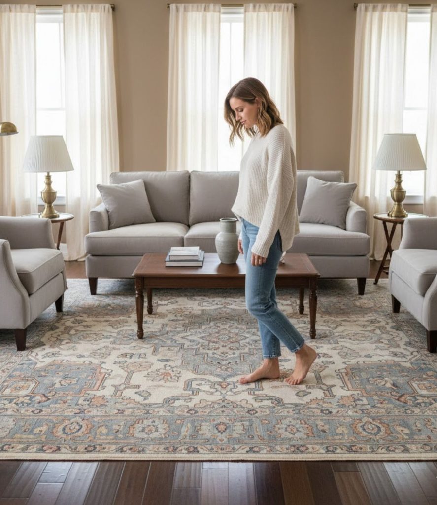 Add Area Rugs with Patterns