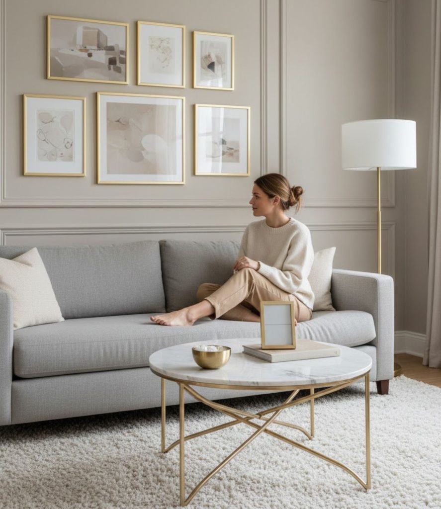  Add Gold or Brass Accents for Warmth and Sophistication