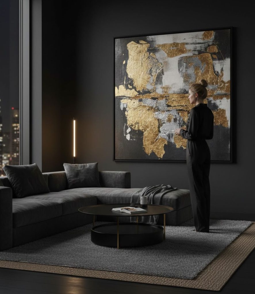 Add Oversized Wall Art for Impact
