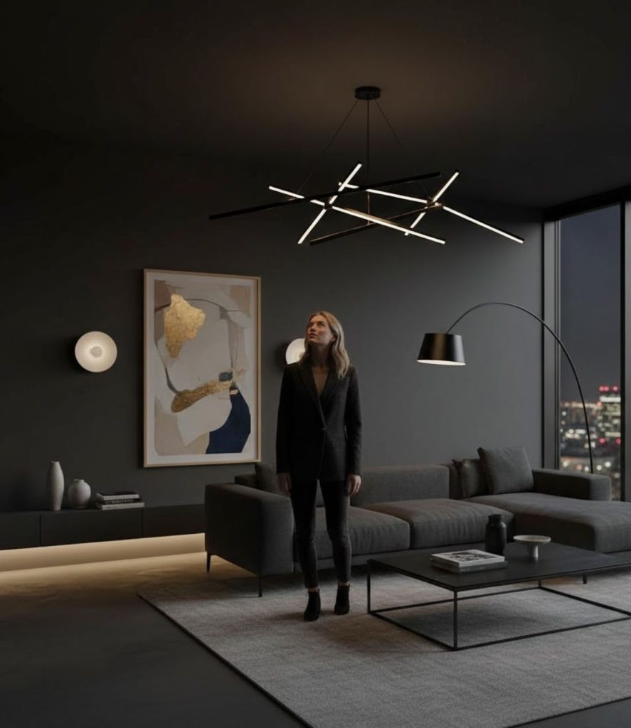Add Sculptural Lighting for a Modern Edge