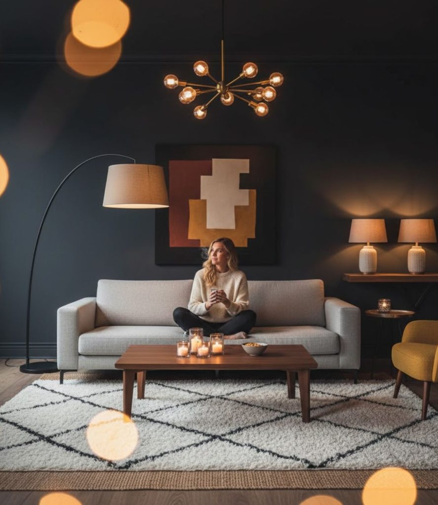 Add Warm Lighting Layers for Comfort and Mood