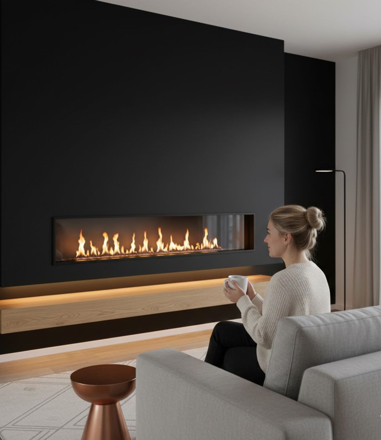 15 Modern Fireplace Wall Living Room Ideas for Cozy Elegance