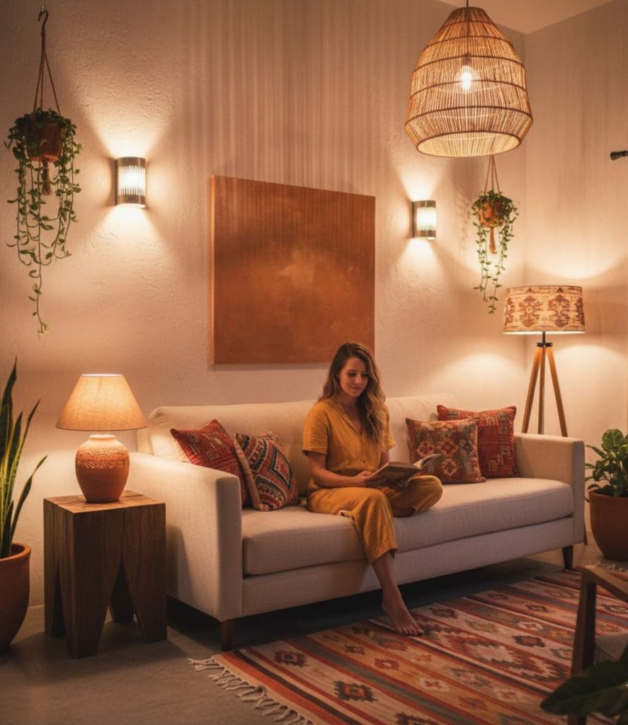 Choose Warm Lighting for an Inviting Glow