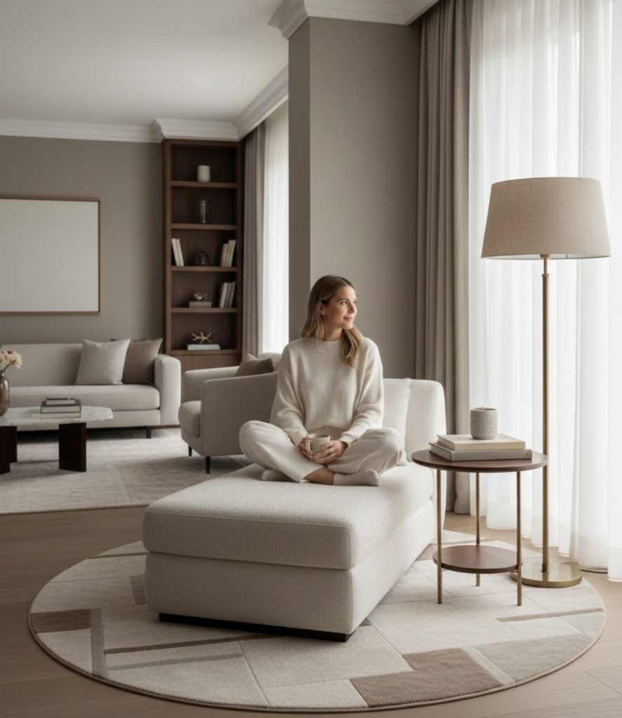 Create a Cozy Lounge Area with Designer Seating