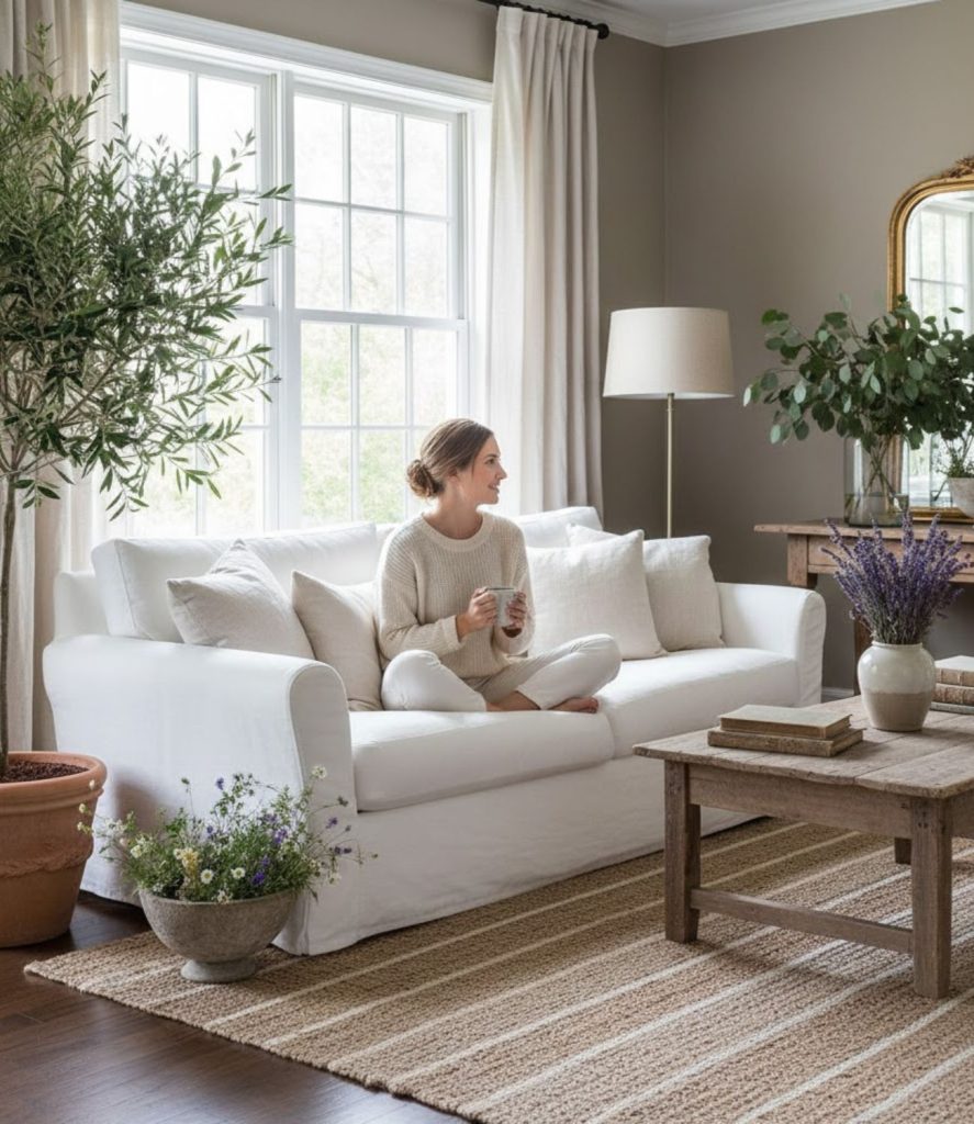 Decorate with Fresh or Dried Greenery