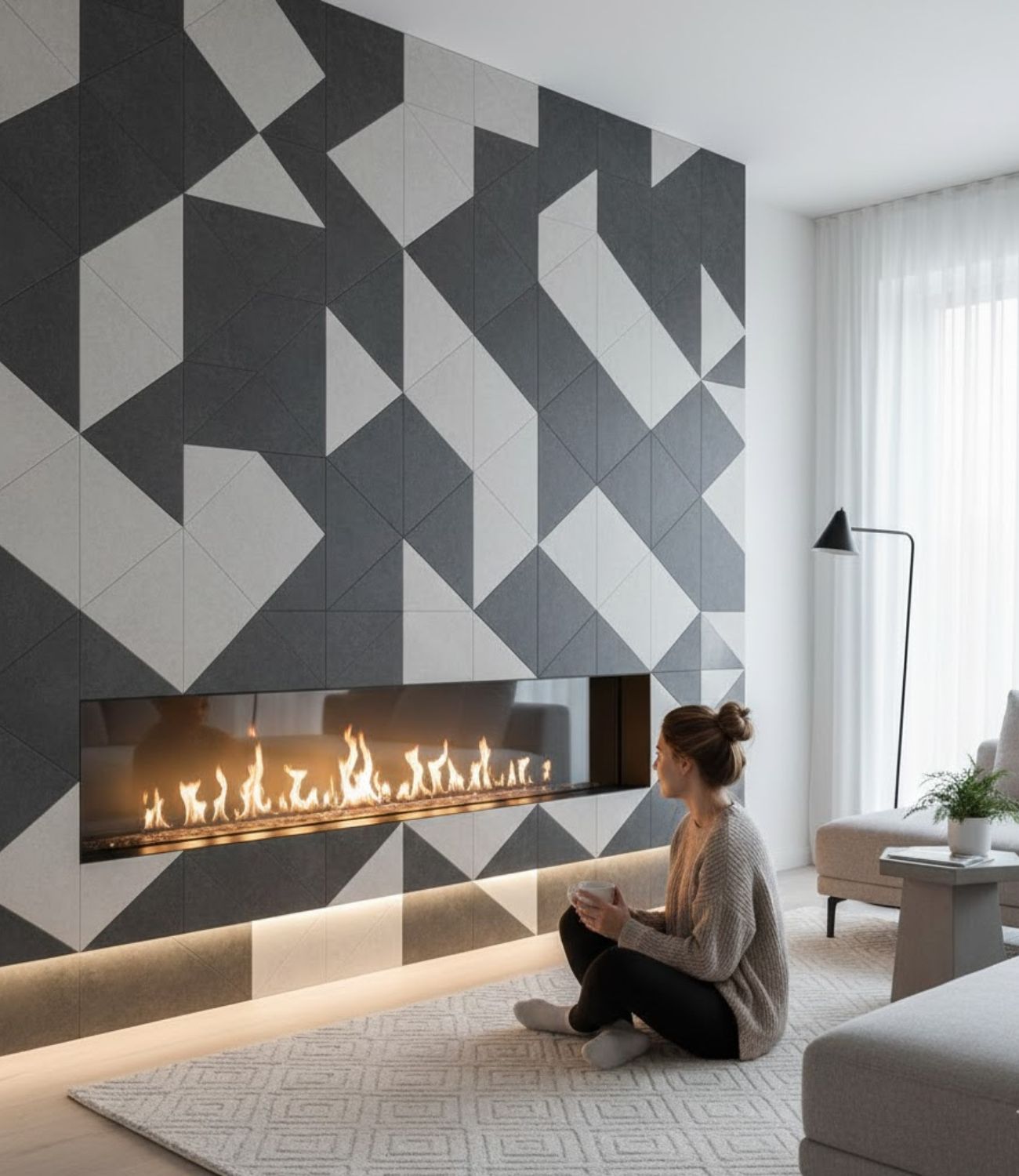 15 Modern Fireplace Wall Living Room Ideas for Cozy Elegance