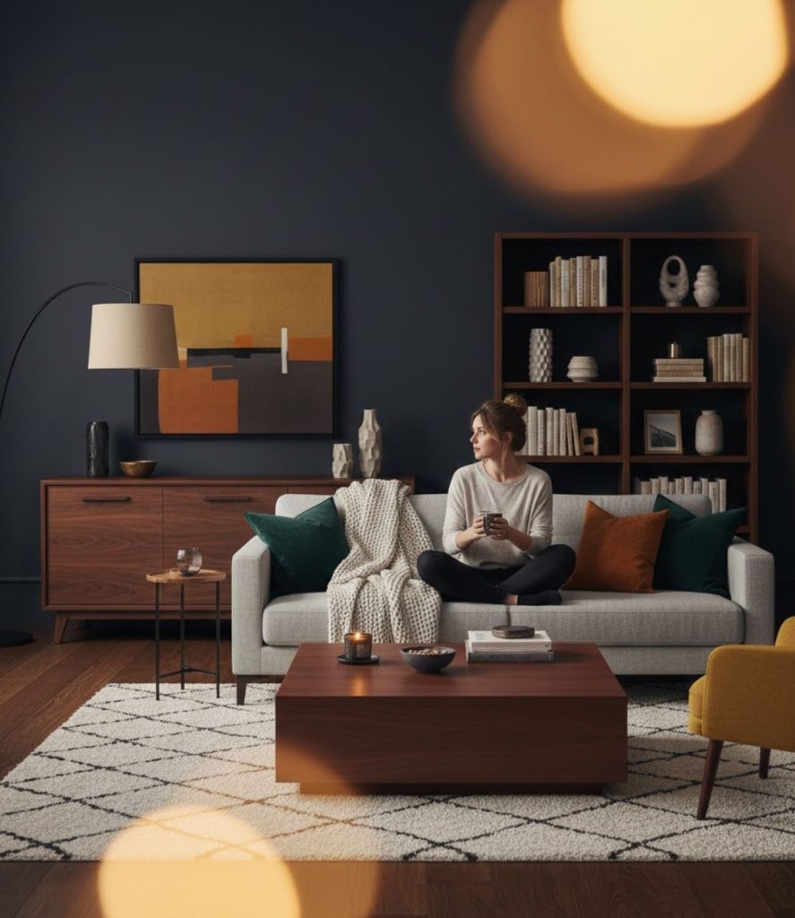  Incorporate Dark Wood Furniture for Organic Sophistication