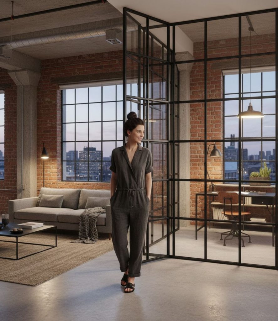Incorporate Glass and Metal Room Dividers