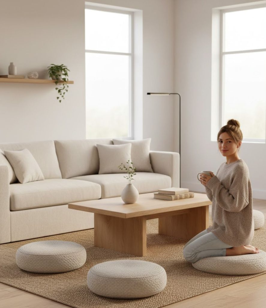 Incorporate Low, Minimal Furniture for an Open Flow