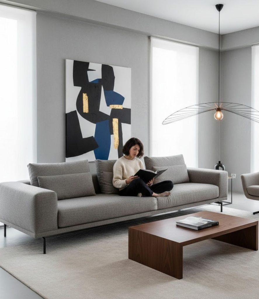 Incorporate Sleek, Low-Profile Furniture