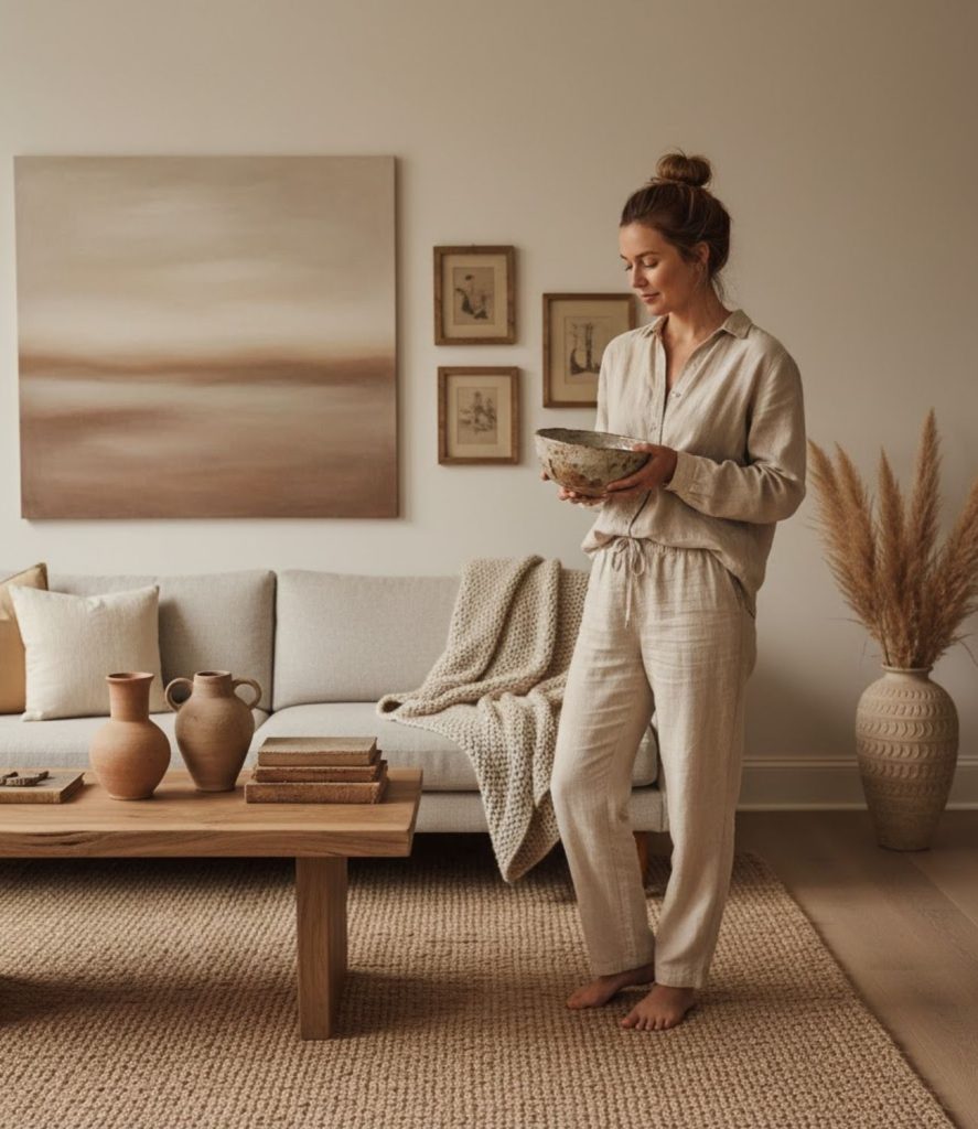 Incorporate Wabi-Sabi Elements for Natural Imperfection