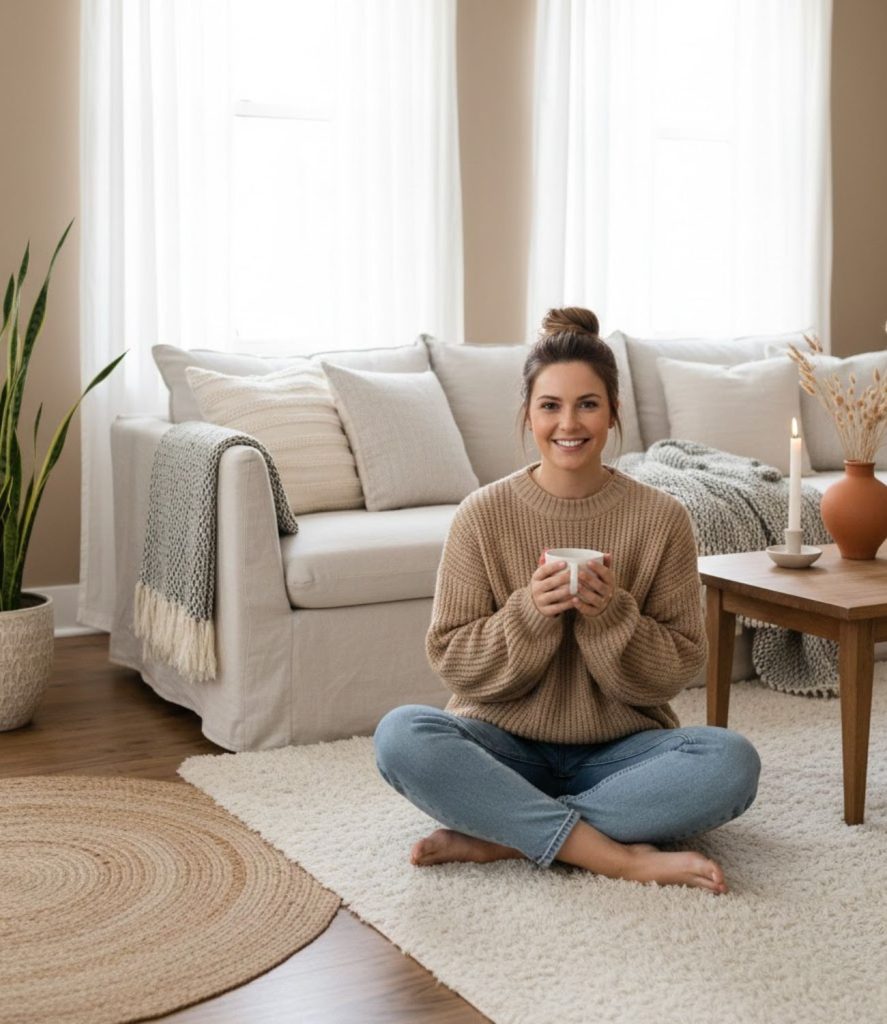 Introduce Soft Textures Through Rugs, Throws, and Cushions