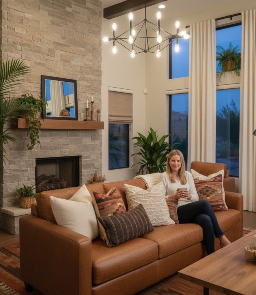 Layered Cushions and Seating