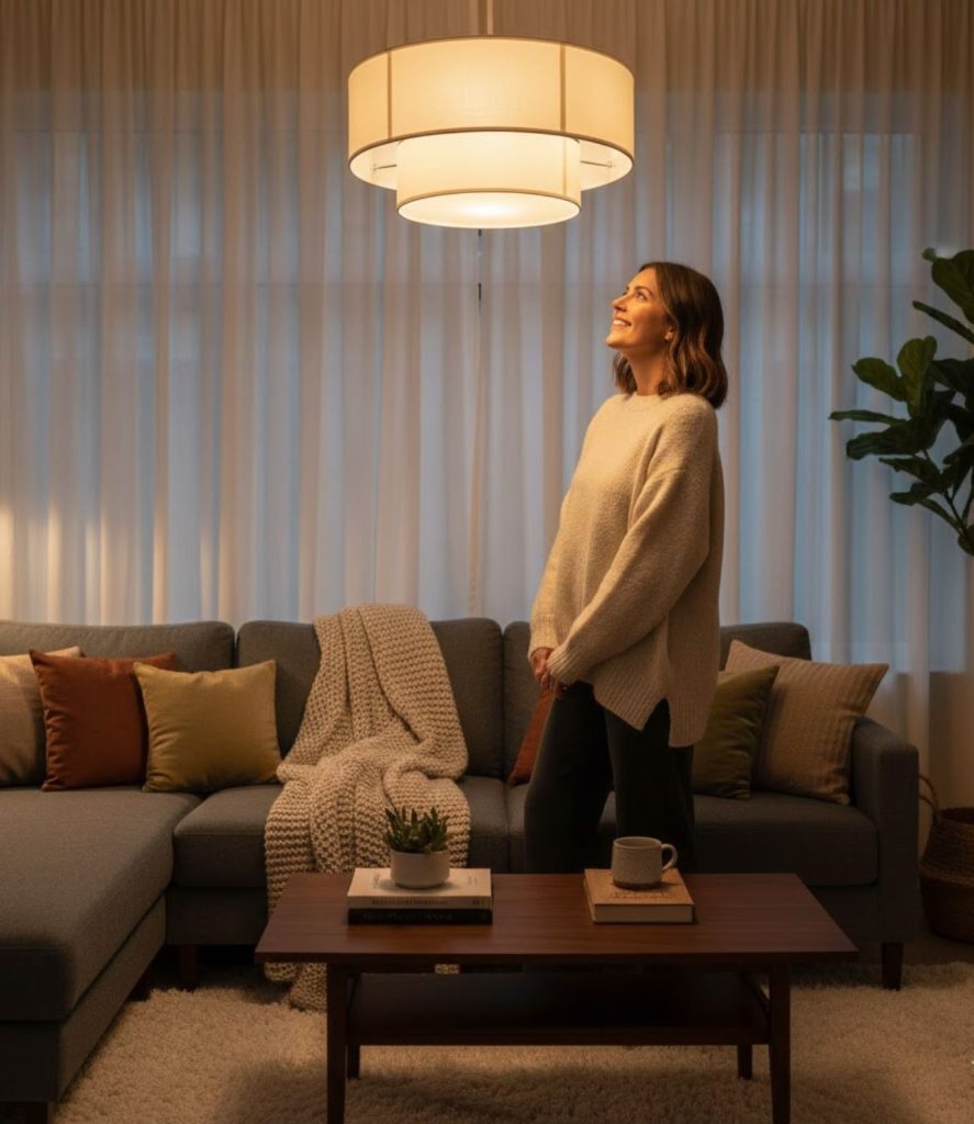 Layered‑Shade Chandeliers for Softer Lighting Effects