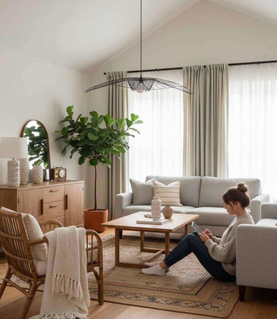Mix Modern and Cottage Furniture