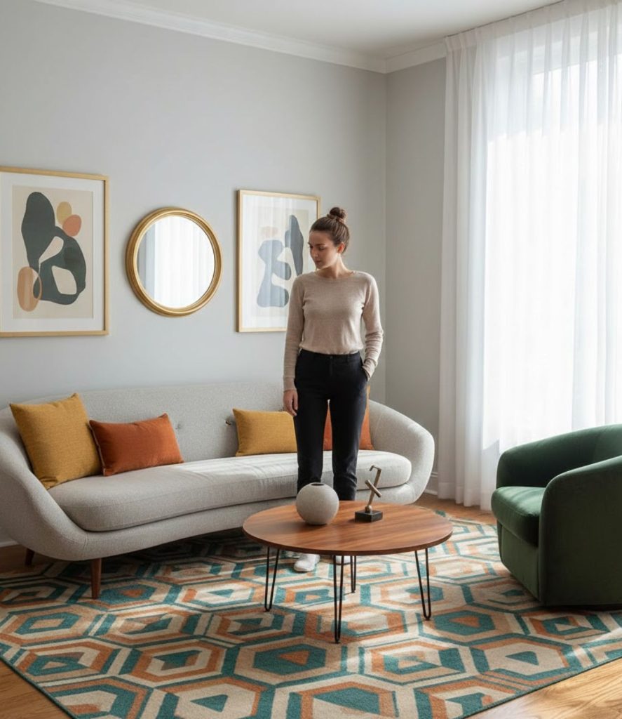 Mix Organic and Geometric Shapes