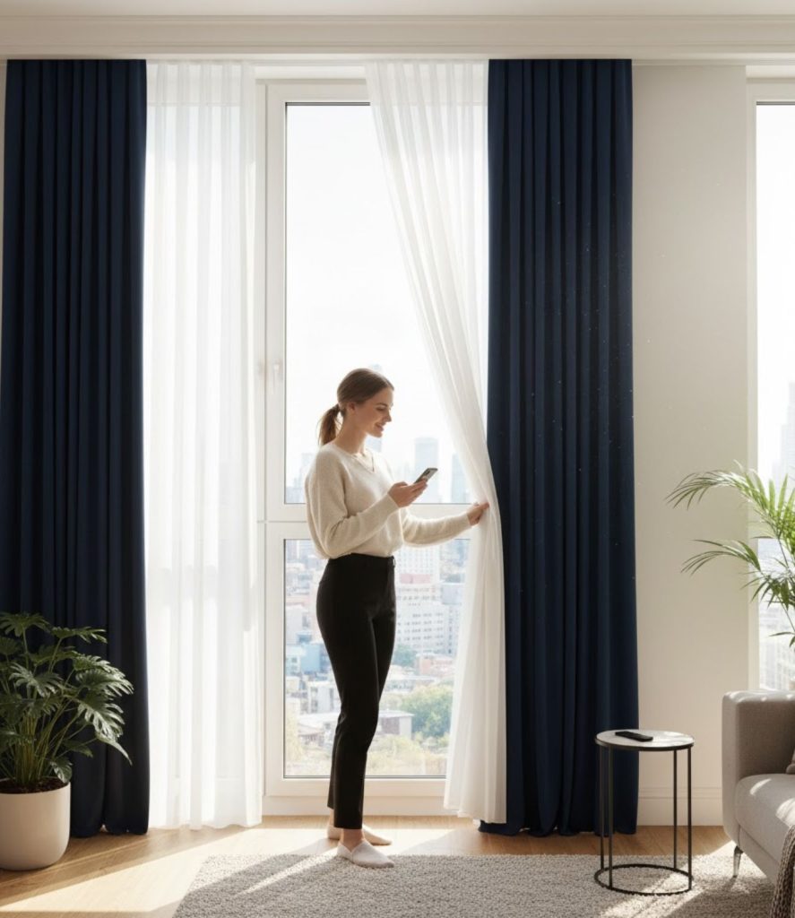 Motorized Luxury Drapes