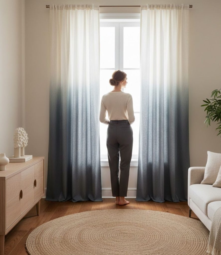 Ombre or Gradient Curtains