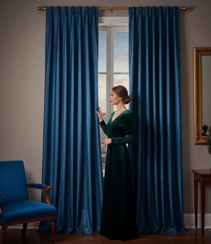 Pleated or Pinch-Pleat Drapes