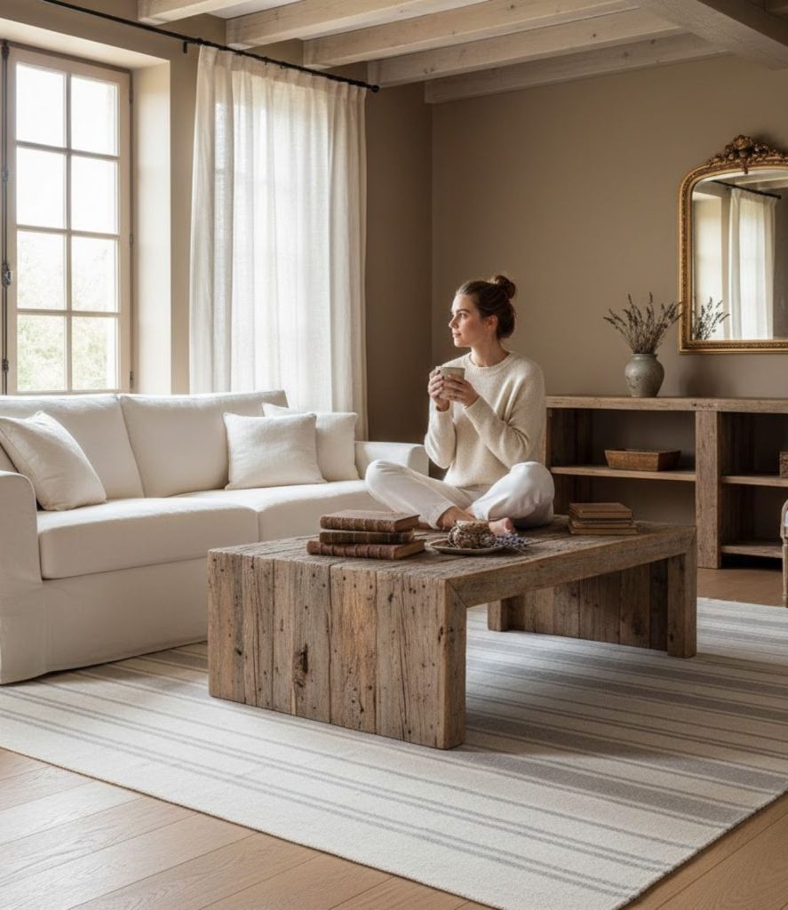 Use Distressed Wood for Authentic Charm