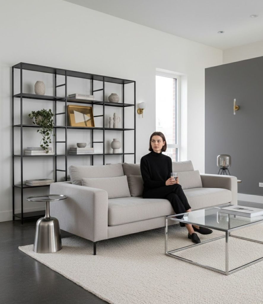 Use Glass and Metal Accents