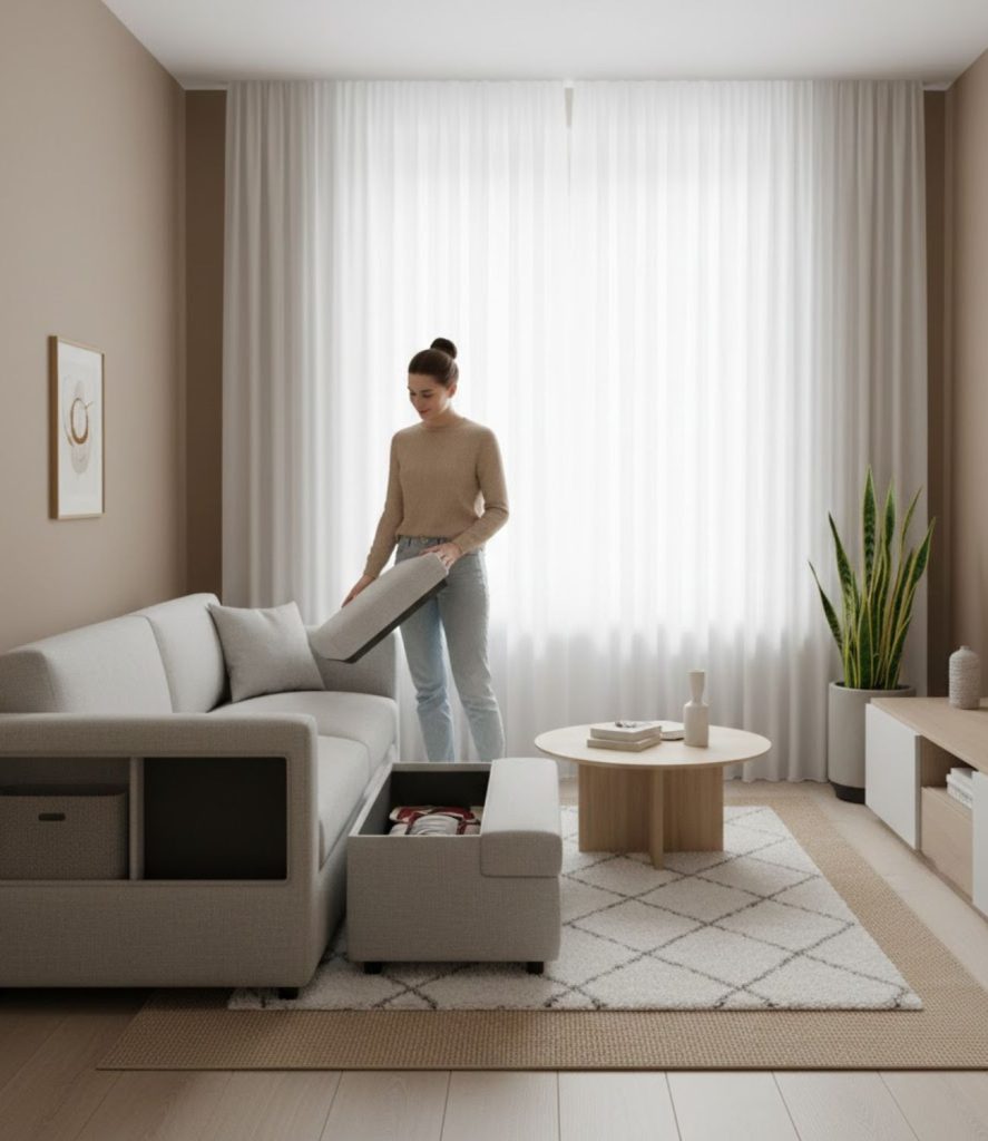 Use Hidden Storage to Reduce Clutter