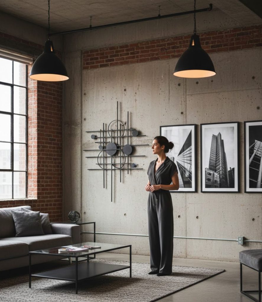 Use Industrial Artwork and Wall Decor