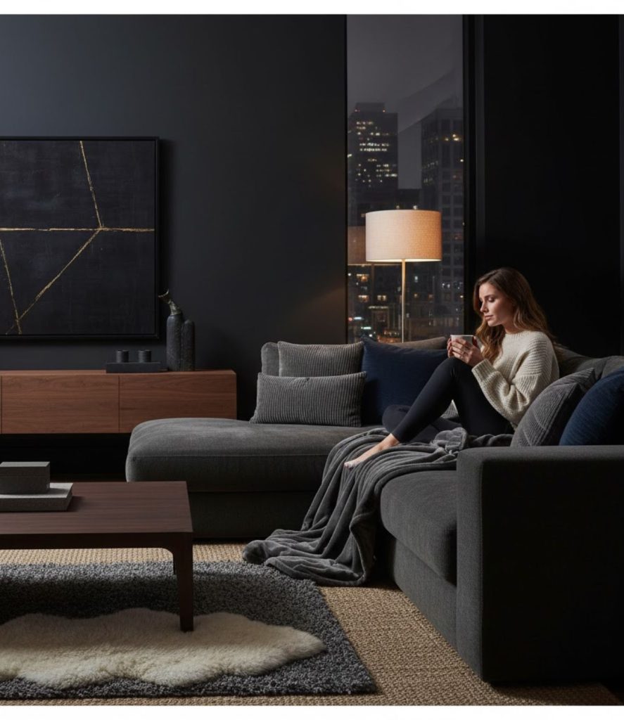Use Textured Fabrics for Warmth and Dimension