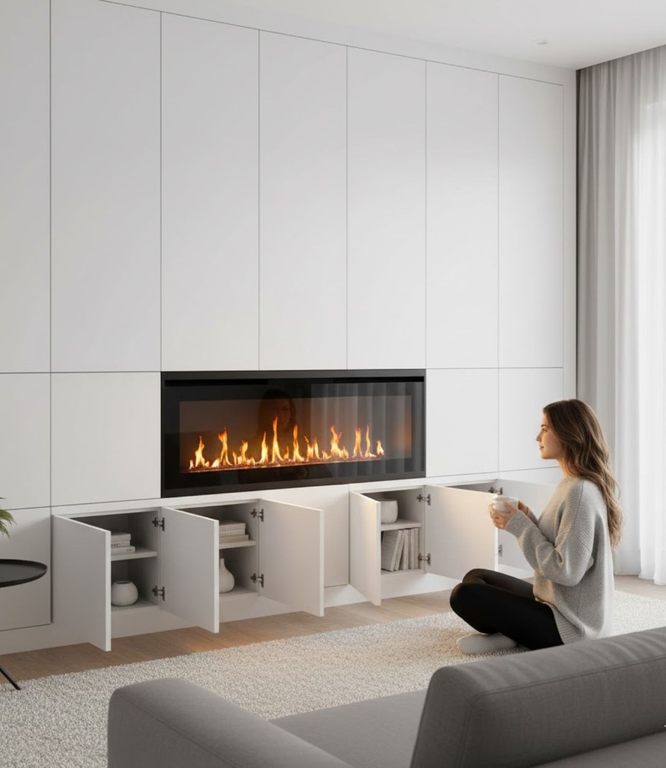 15 Modern Fireplace Wall Living Room Ideas for Cozy Elegance
