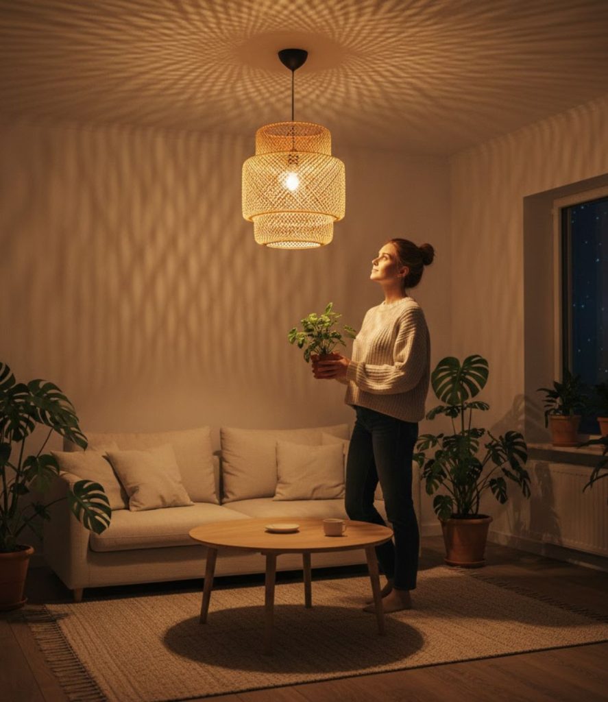 Woven Bamboo Pendant Lights