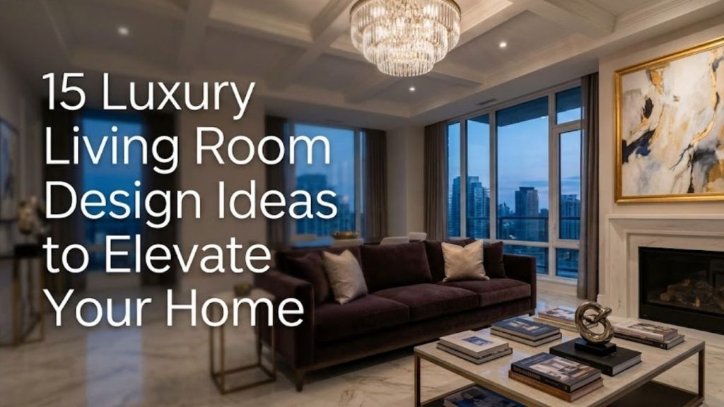 15 Luxury Living Room Design Ideas 