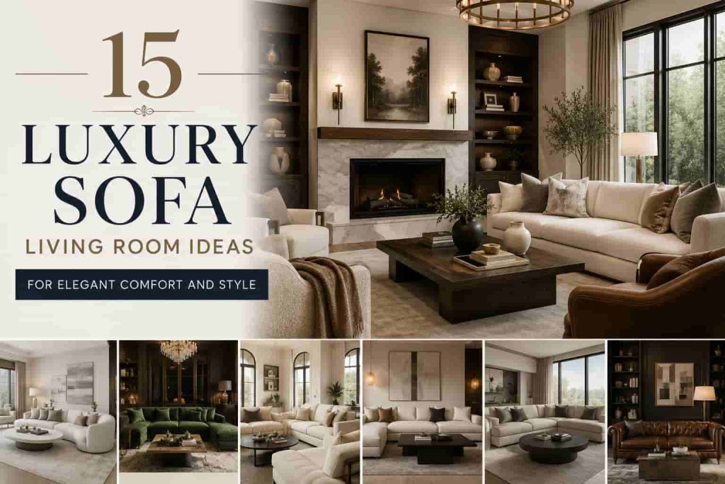 15 Luxury Sofa Living Room Ideas