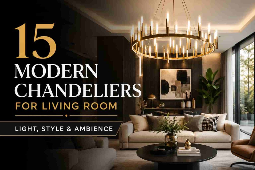 15 Modern Chandeliers for Living Room