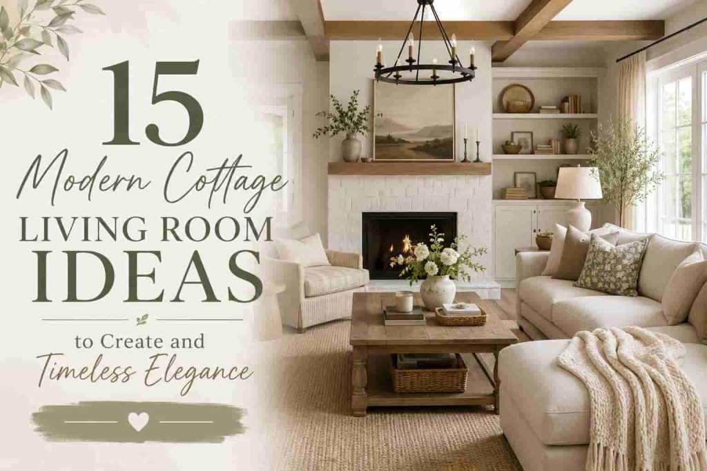 15 Modern Cottage Living Room Ideas