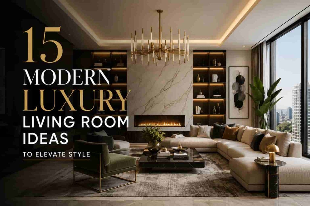 15 Modern Luxury Living Room Ideas 