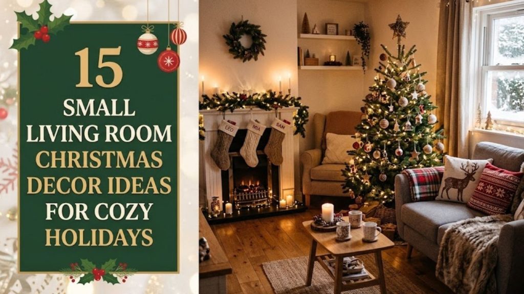 15 Small Living Room Christmas Decor Ideas