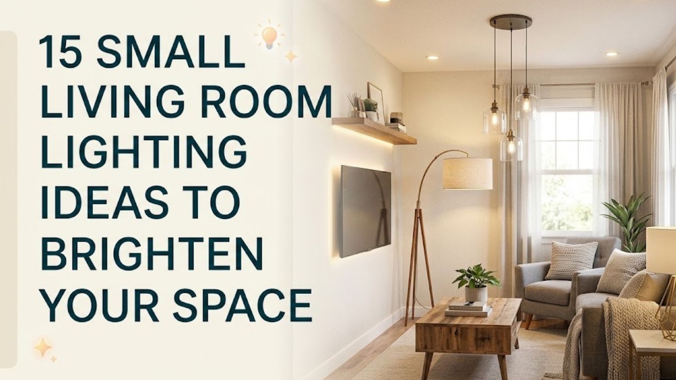 15 Small Living Room Lighting Ideas to Brighten Your Space