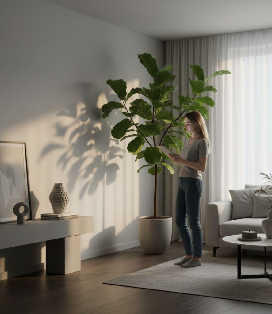 Add Accent Lighting to Plants or Decorative Objects