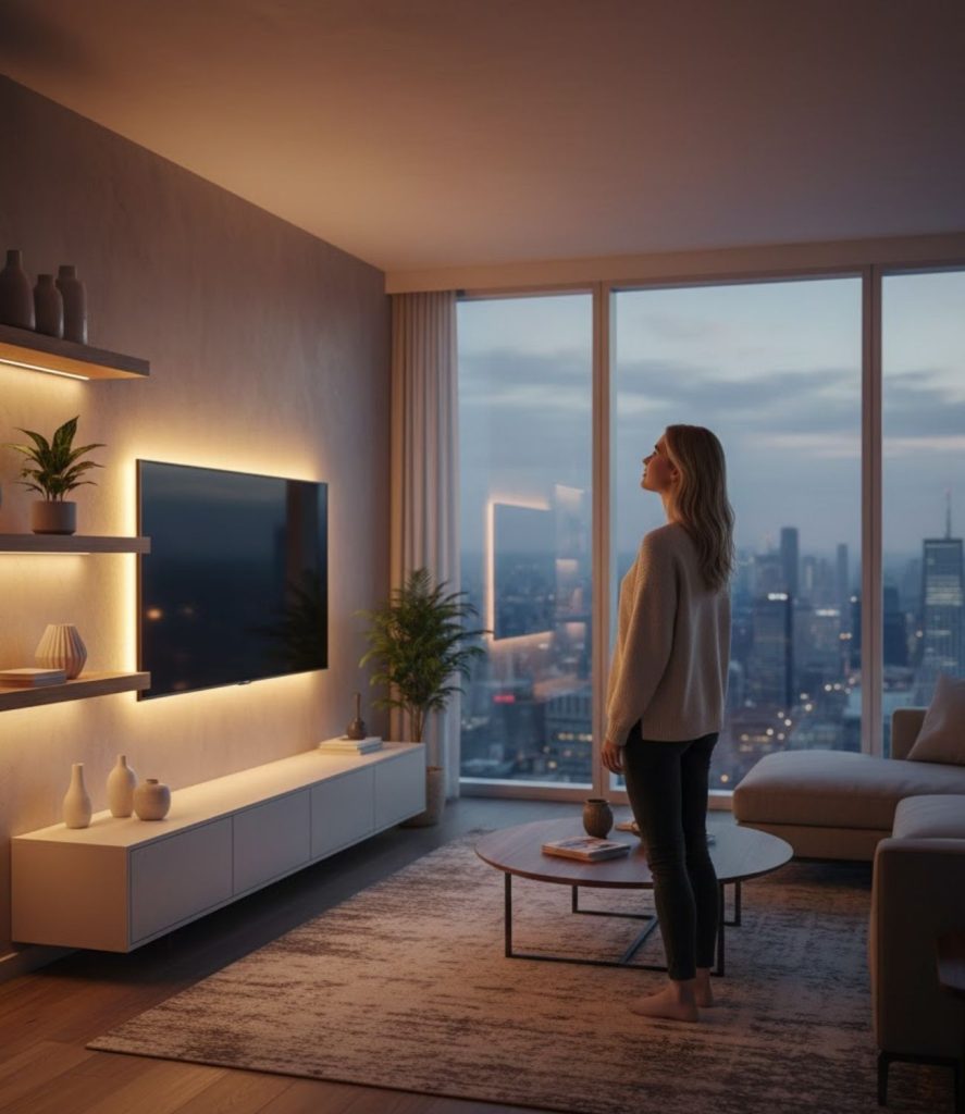 Add Backlighting for Televisions and Shelves