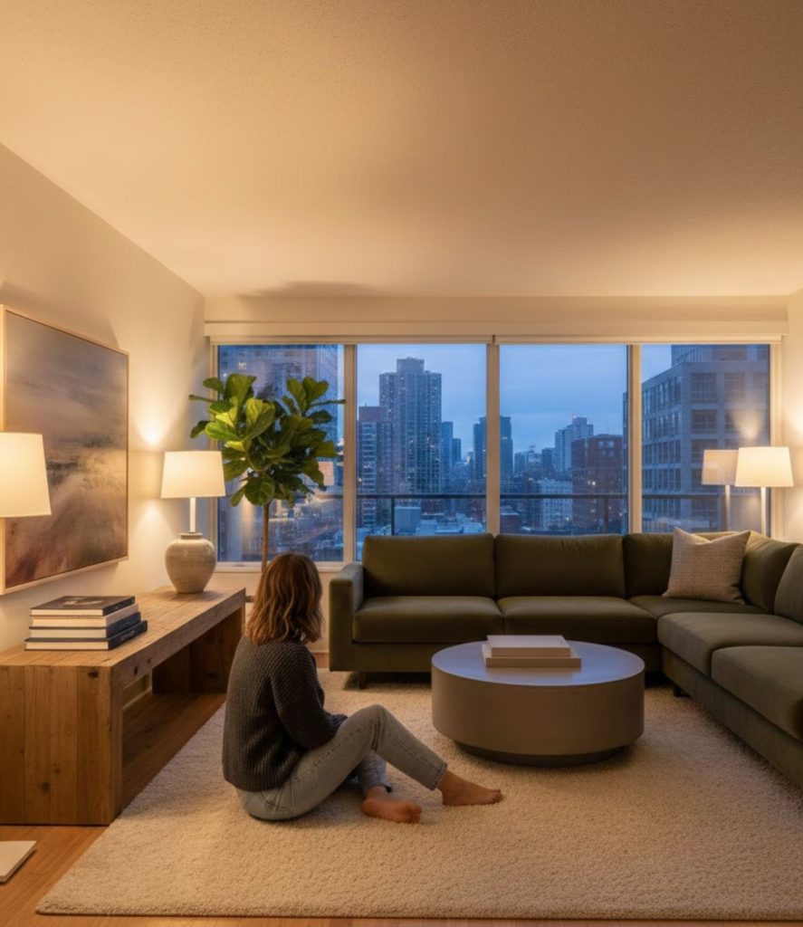 Add Uplighting Floor Lamps to Reflect Light Off the Ceiling