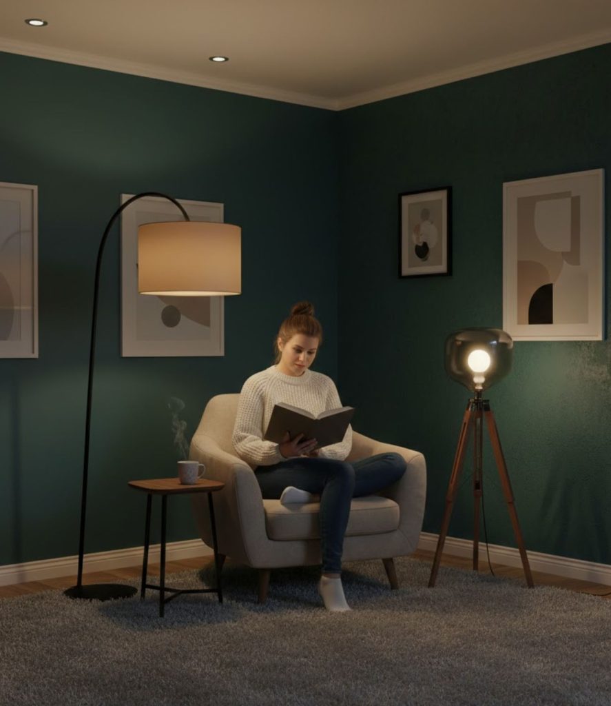 Add a Floor Lamp for Versatile Ambient and Task Lighting