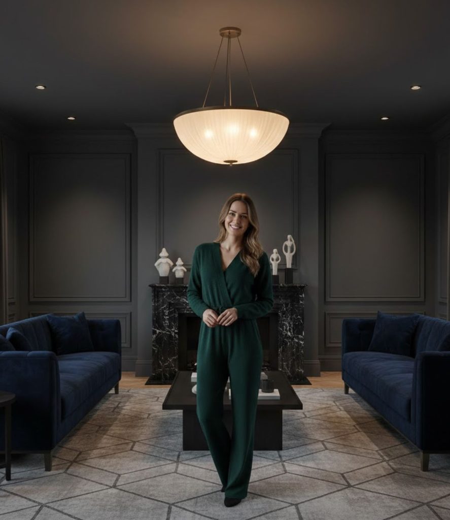 Add a Large Ceiling Pendant for Central Brightness