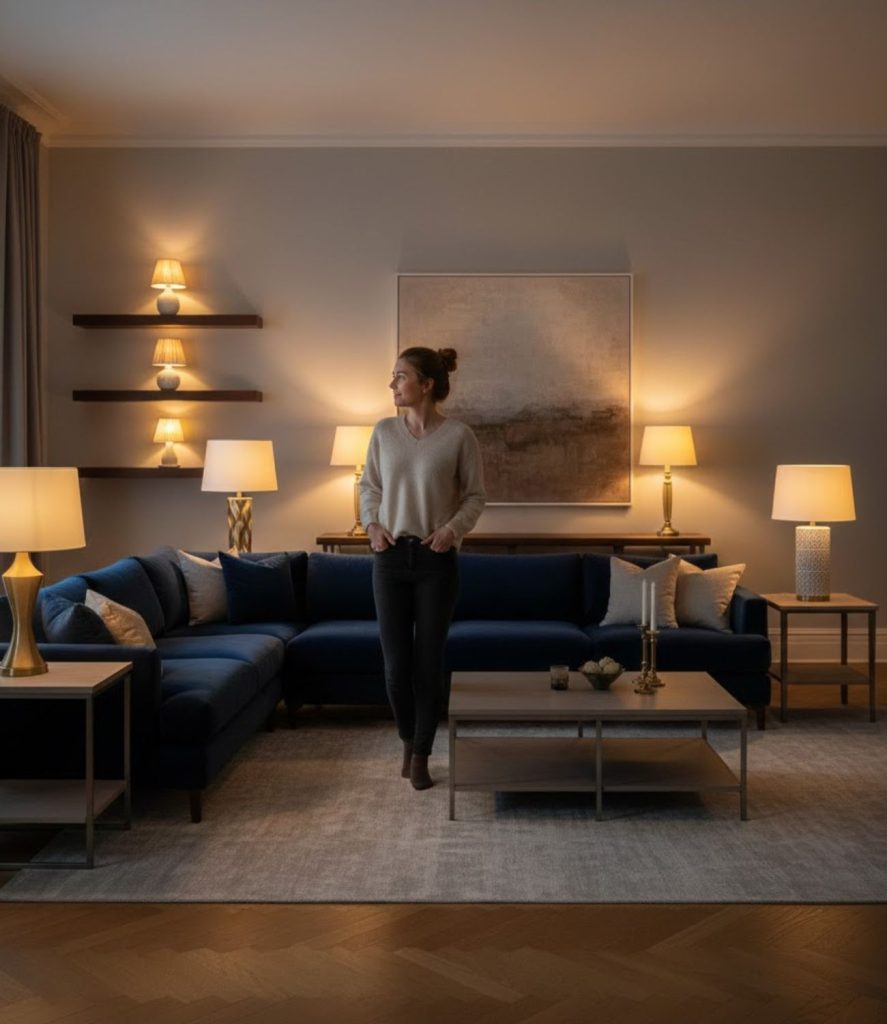 Create Light Zones with Multiple Table Lamps